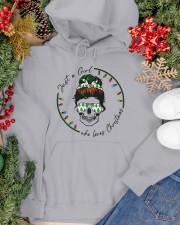 Just a girl who loves christmas Hooded Sweatshirt apparel-hooded-sweatshirt-lifestyle-front-70