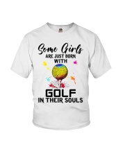 Golf girl Youth T-Shirt tile