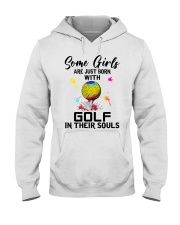 Golf girl Hooded Sweatshirt tile