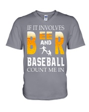 Baseball V-Neck T-Shirt tile