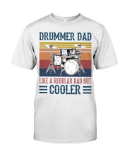 Drummer Dad Classic T-Shirt front