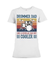 Drummer Dad Premium Fit Ladies Tee tile