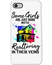 born with realtoring in their veins Phone Case tile