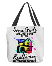 born with realtoring in their veins All-Over Tote tile