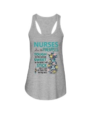 Nurses are like Pineapples Ladies Flowy Tank tile