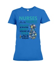 Nurses are like Pineapples Premium Fit Ladies Tee tile