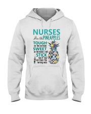 Nurses are like Pineapples Hooded Sweatshirt tile