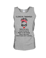 Clinical Therapist Unisex Tank tile