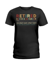 Service Manager Ladies T-Shirt front