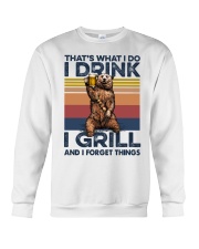 I drink- I grill Crewneck Sweatshirt tile