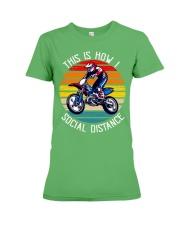 Motocross vintage Premium Fit Ladies Tee tile