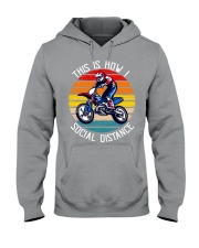 Motocross vintage Hooded Sweatshirt tile