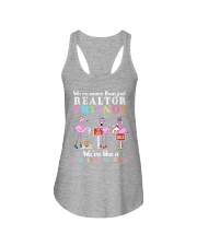 Real eastate agent friends Ladies Flowy Tank tile