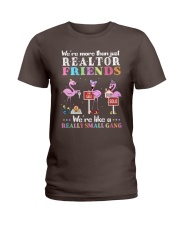 Real eastate agent friends Ladies T-Shirt tile