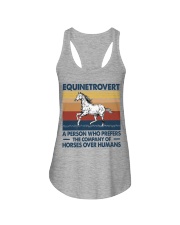 Equinettrovert Ladies Flowy Tank tile
