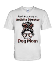 Activity Director V-Neck T-Shirt tile