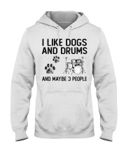 Dogs and Drums Hooded Sweatshirt tile