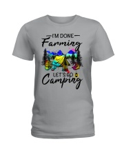 Farming Camping Ladies T-Shirt front