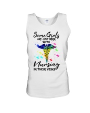 Some Girls are just born with nursing in their Unisex Tank tile