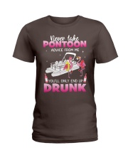 Pontoon Advice Ladies T-Shirt tile