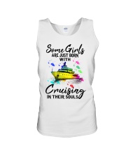 Some Girls are just born with cruisingin their Unisex Tank tile