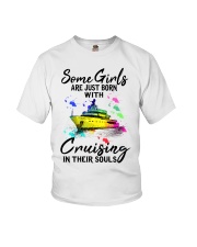 Some Girls are just born with cruisingin their Youth T-Shirt tile