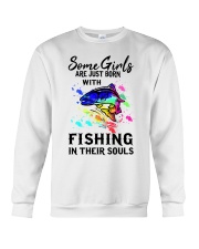 Fishing Girl Crewneck Sweatshirt tile