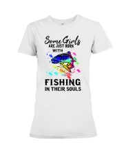 Fishing Girl Premium Fit Ladies Tee tile