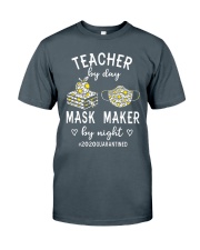 Teacher by day-Mask Maker by night Classic T-Shirt tile