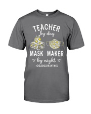 Teacher by day-Mask Maker by night Premium Fit Mens Tee tile