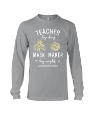 Teacher by day-Mask Maker by night Long Sleeve Tee tile