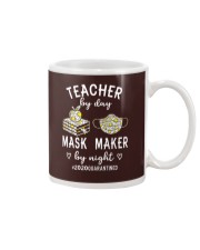 Teacher by day-Mask Maker by night Mug tile
