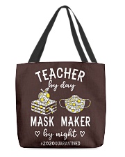 Teacher by day-Mask Maker by night All-Over Tote tile