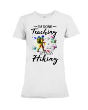 Teaching Hiking Premium Fit Ladies Tee tile