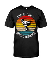 Skiing vintage Classic T-Shirt front