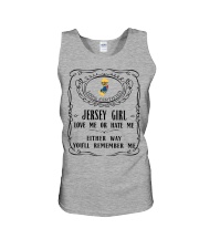 Jersey Girl Unisex Tank tile
