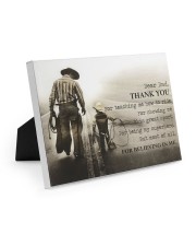 Thank you dad Easel-Back Gallery Wrapped Canvas tile