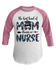The best kind of mom raises a nurse Baseball Tee tile