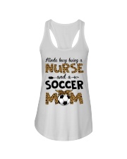 soccer mom Ladies Flowy Tank tile