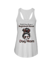 RN and Dog Mom Ladies Flowy Tank tile