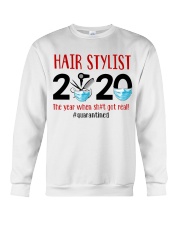 Hairstylist quarantine 2020 Crewneck Sweatshirt tile