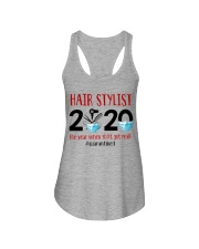 Hairstylist quarantine 2020 Ladies Flowy Tank tile