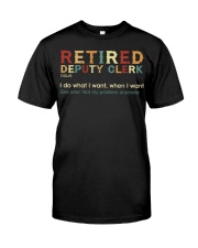 Deputy Clerk Premium Fit Mens Tee tile