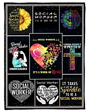 Social Worker blanket Small Fleece Blanket - 30" x 40" front