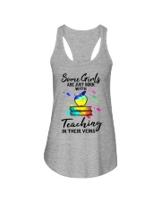 Some girls are just born with teaching in their Ladies Flowy Tank tile