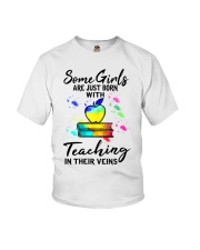 Some girls are just born with teaching in their Youth T-Shirt tile