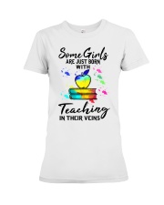 Some girls are just born with teaching in their Premium Fit Ladies Tee tile