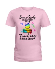 Some girls are just born with teaching in their Ladies T-Shirt front