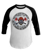 firefighter Baseball Tee tile