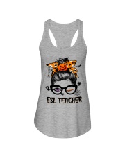 Esl Teacher Ladies Flowy Tank tile